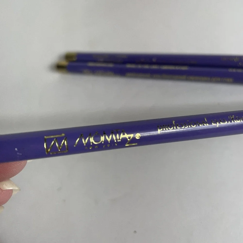 MOMTAZ New York Professional‎ EYELINER Pencil ~ Lot of 3 Purple Blue 074 New
